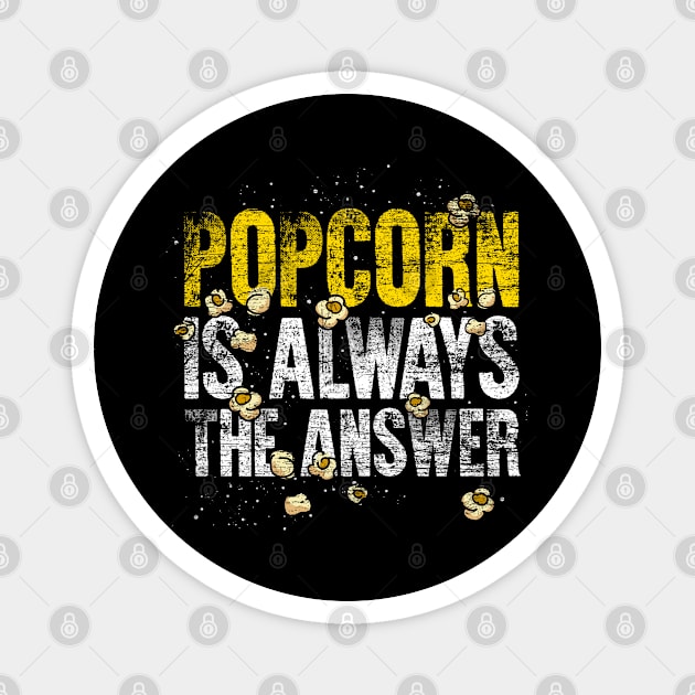 Cinema Retro Snack Popcorn Magnet by ShirtsShirtsndmoreShirts